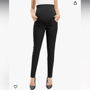 Poshglam black maternity pants for work (size medium)